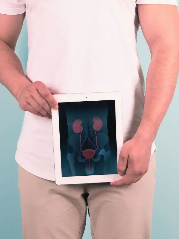 Illustration santé de la prostate