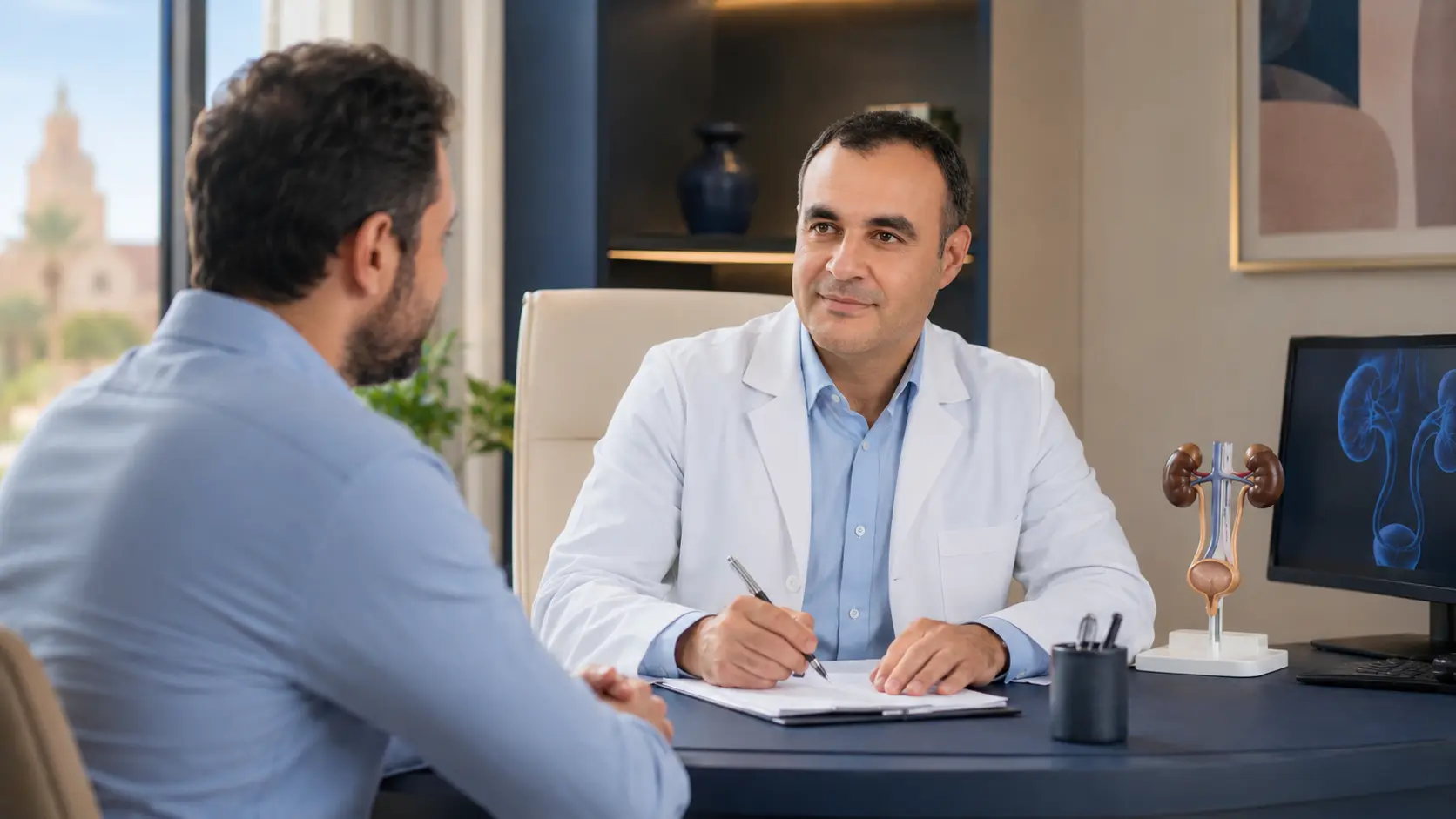 Consultation urologique au Cabinet d’Urologie Majorelle à Marrakech