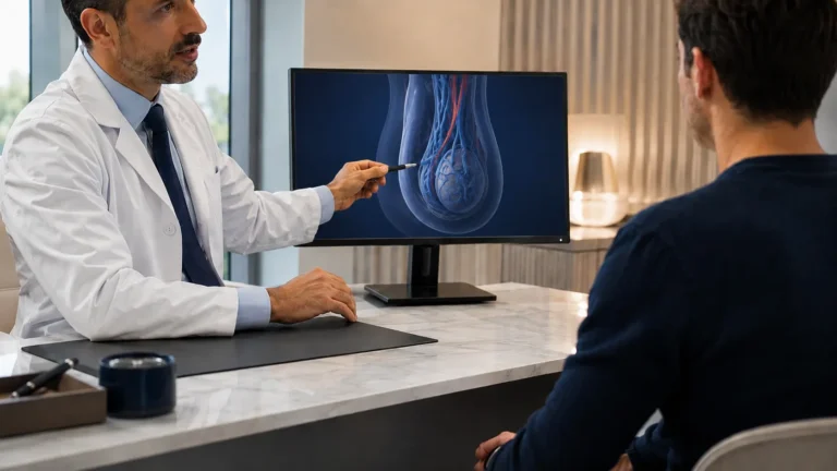 Consultation d’urologie autour de la varicocèle chez l’adolescent et l’adulte